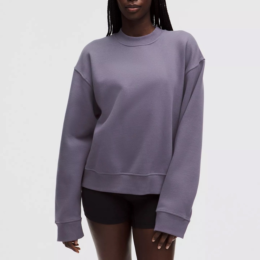 Lululemon Steady State Crew in Purple Mist